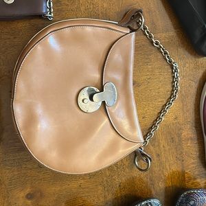 Light brown, leather purse